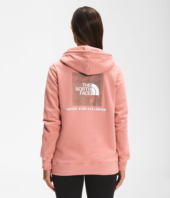 The North Face Box NSE Pullover Womens Hoodie Rose 487591-UTM